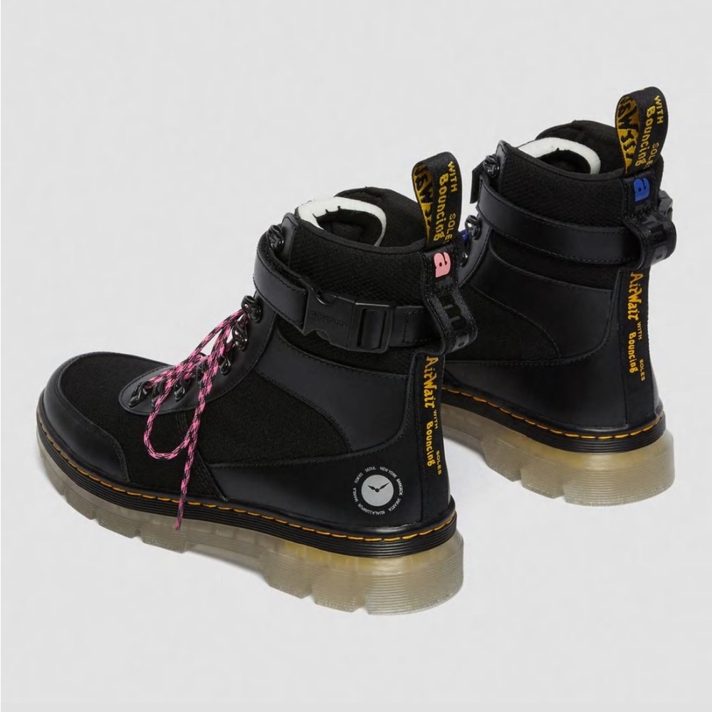 π€ππ©· ATMOS X DR MARTENS COMBS TECH ATMOS BLACK BOOTS MENS 8 WMNS 9 ππ©·π€ - Picture 13 of 16